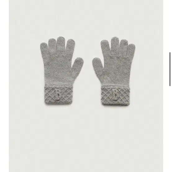 [BUNJANG] The Barnet Wool Cashmere Gloves - Melange Gray / 새상품) 더바넷 울 캐시미어 장갑_멜란지 그레이