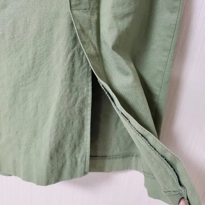 [BUNJANG] Olive Green Midi Skirt / 올리브 그린  미디 스커트