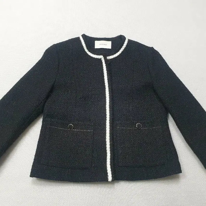 [BUNJANG] Izzatbaba Black Tweed Jacket (Women's 90) / 아이잗바바 블랙 트위드 자켓 여성90