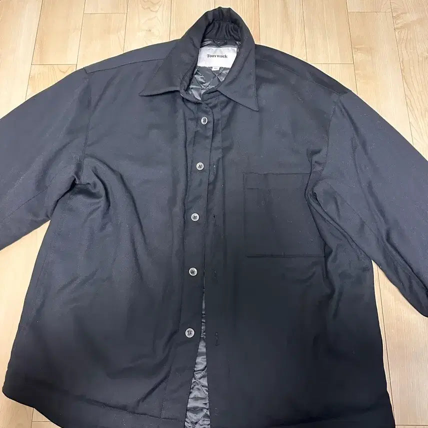 [BUNJANG] Tony Wek BC34CJ12 Shirt Jacket / 토니웩 블랙 셔츠 자켓 BC34CJ12