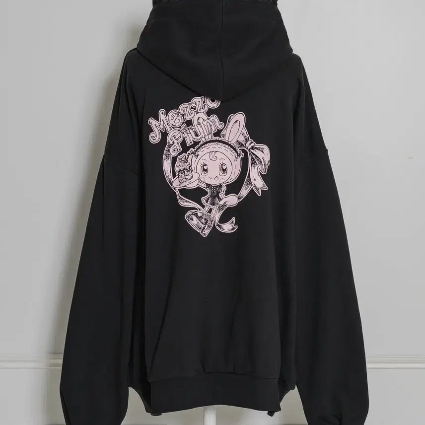 [BUNJANG] Pium Mezzo Piano Cotton Frill Hooded Parka / pium 피움 Mezzo Piano 베리에짱 코튼 프릴 후드 파카