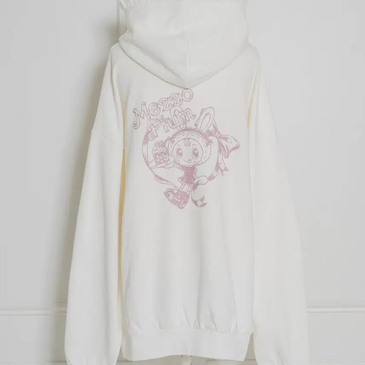 [BUNJANG] Pium Mezzo Piano Cotton Frill Hooded Parka / pium 피움 Mezzo Piano 베리에짱 코튼 프릴 후드 파카