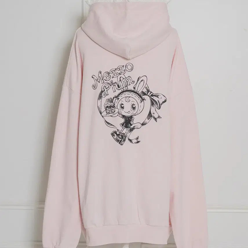 [BUNJANG] Pium Mezzo Piano Cotton Frill Hooded Parka / pium 피움 Mezzo Piano 베리에짱 코튼 프릴 후드 파카