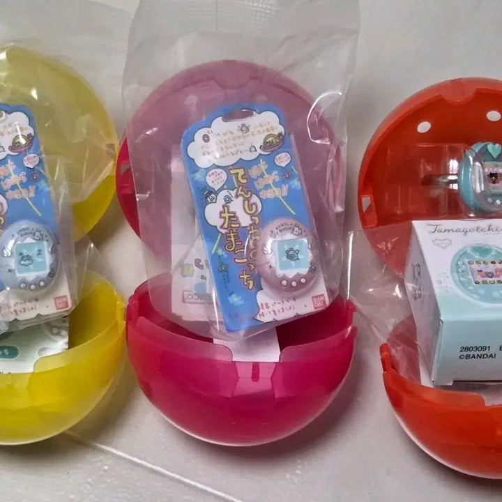 [BUNJANG] Tamagotchi Ring Gacha Collection Vol. 4 Bundle Set / 다마고치 반지가챠(링코레) 4탄(타라텐,마루텐,멜로디치) 일괄