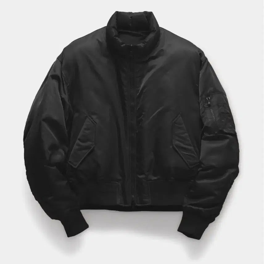 [BUNJANG] Kuhre Stand Collar Neck Down Puffer (Black) / 쿠어 스탠드 칼라 넥 다운 푸퍼 (블랙)