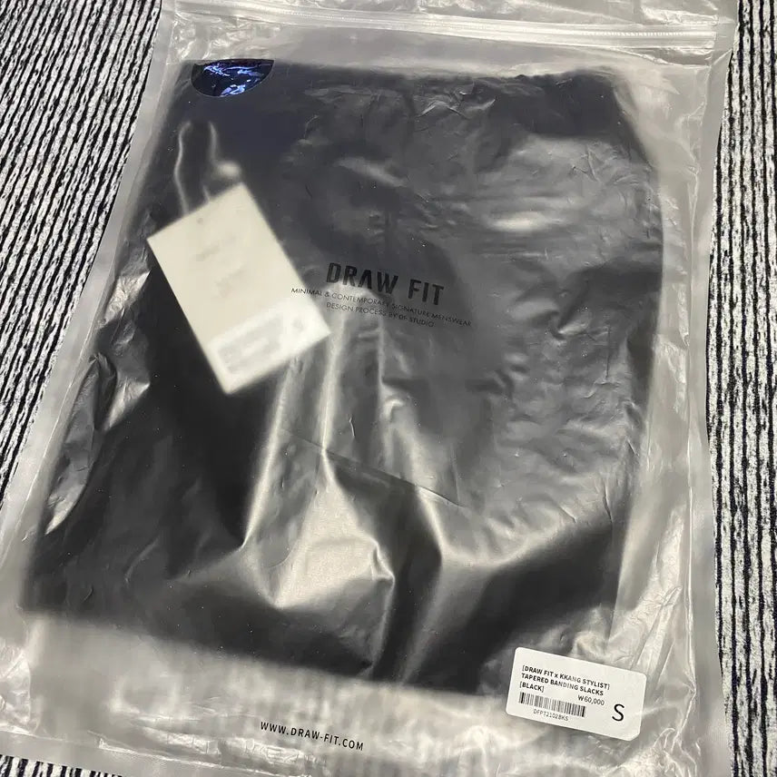 [BUNJANG] Drawfit Bending Tapered Slacks (Black) (Size S) / 드로우핏 밴딩 테이퍼드 슬랙스 블랙 (S)