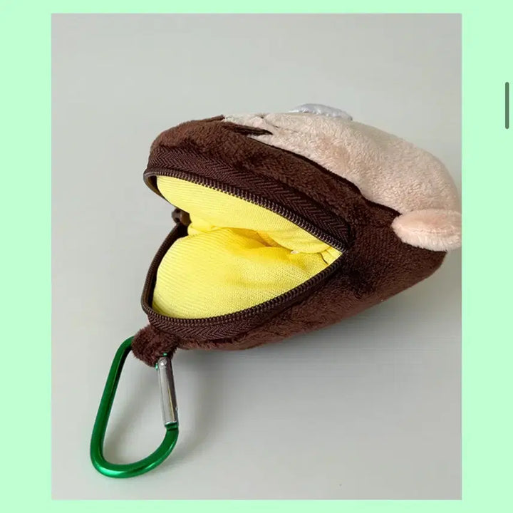 [BUNJANG] Crayon Shin-chan Maenggu Pouch with Carabiner / 짱구는못말려 맹구 파우치 카라비너