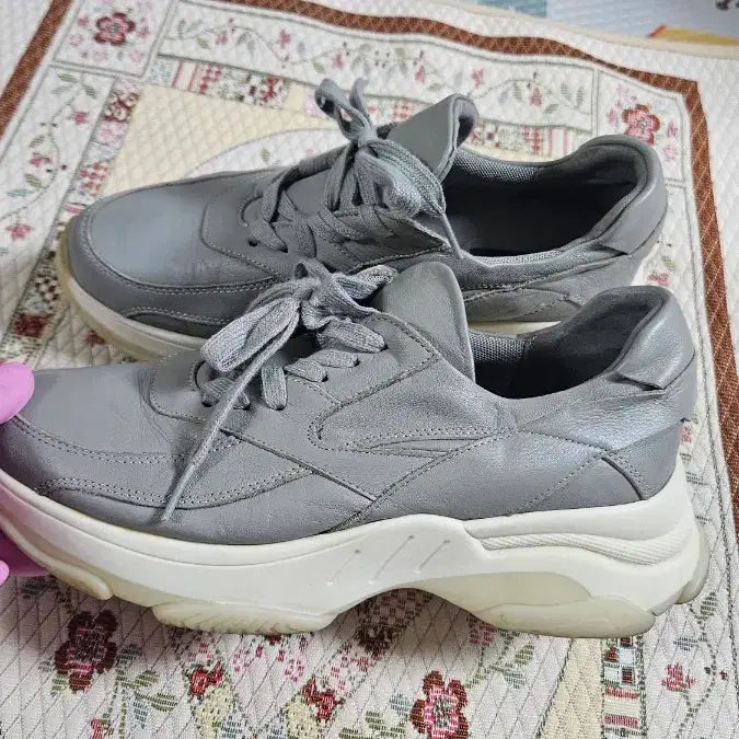 [BUNJANG] Vera Wang Leather Platform Sneakers / 베라왕가죽 키높이신발245