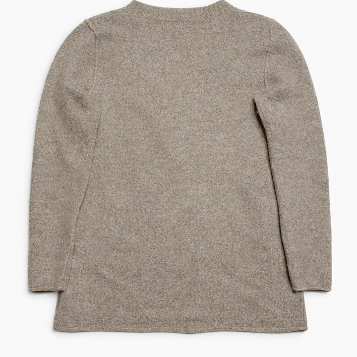 [BUNJANG] Vintage Baby Alpaca Cardigan / 페루 00s 빈티지 모리걸 그레이 헤더드 멜란지 베이비 알파카 가디건