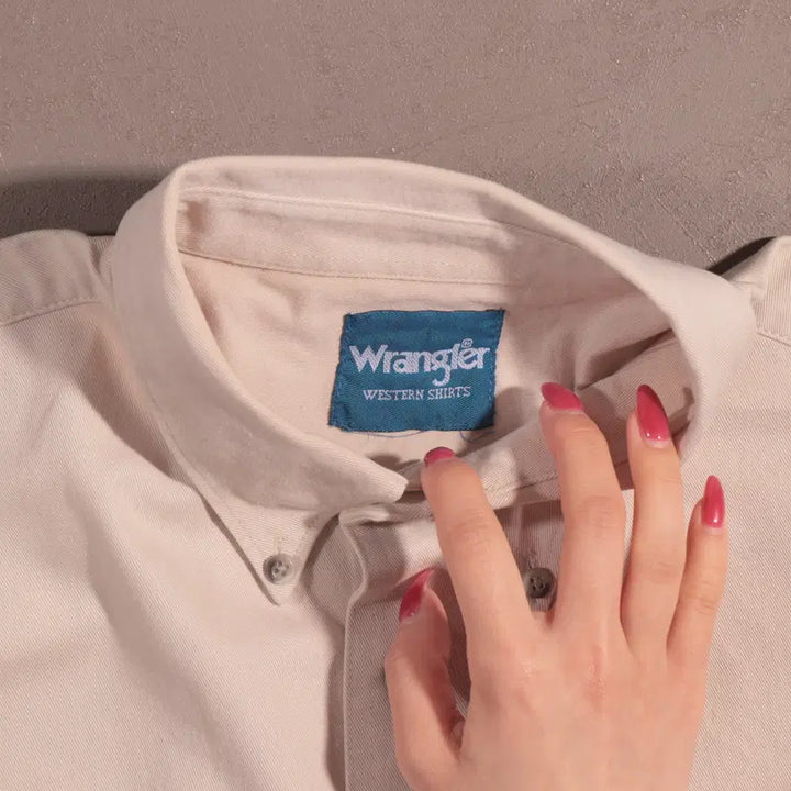 [BUNJANG] Wrangler Heavy Cotton Work Shirt / 랭글러 헤비코튼 워크셔츠 C53