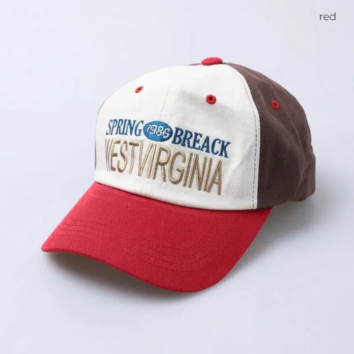 [BUNJANG] West Virginia Color Block Baseball Cap / 웨스트버지니아 배색 볼캡