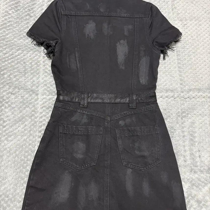 [BUNJANG] Killstar Denim Mini Damage Dress / 킬스타 데님 미니 데미지 원피스 블랙 고스 펑크