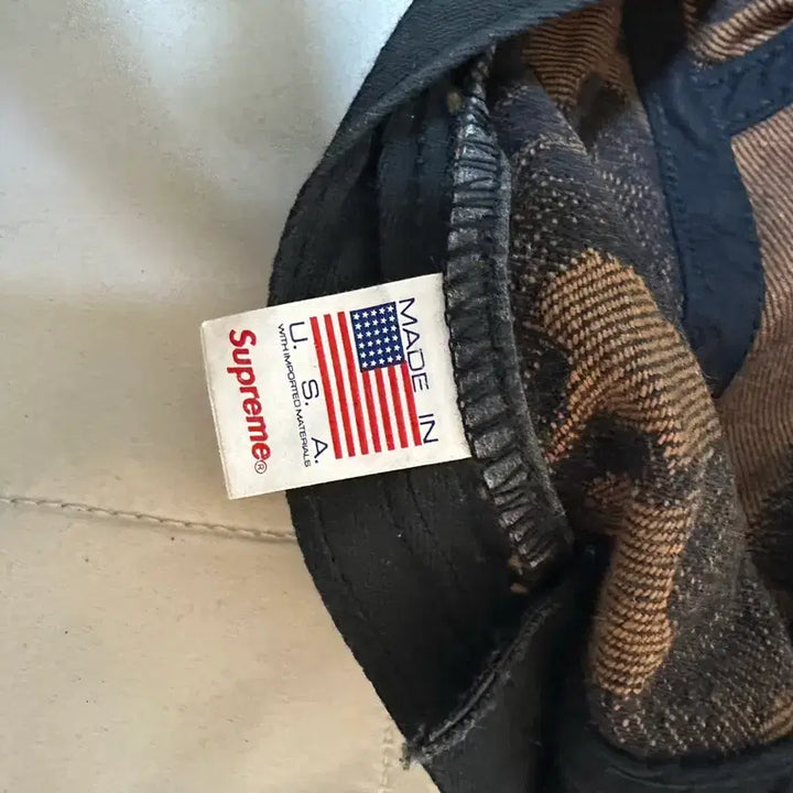 [BUNJANG] Supreme Flame Jacquard Denim Camp Cap / 슈프림 플레임 자카드 데님 캠프캡