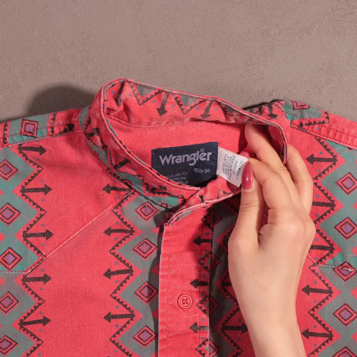 [BUNJANG] Wrangler Navajo Western Shirt C67 / 랭글러 나바호 웨스턴 셔츠 C67