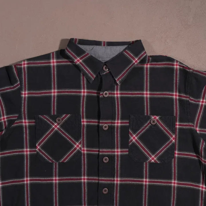 [BUNJANG] Wrangler Check Work Shirt / 랭글러 체크 워크셔츠 C73