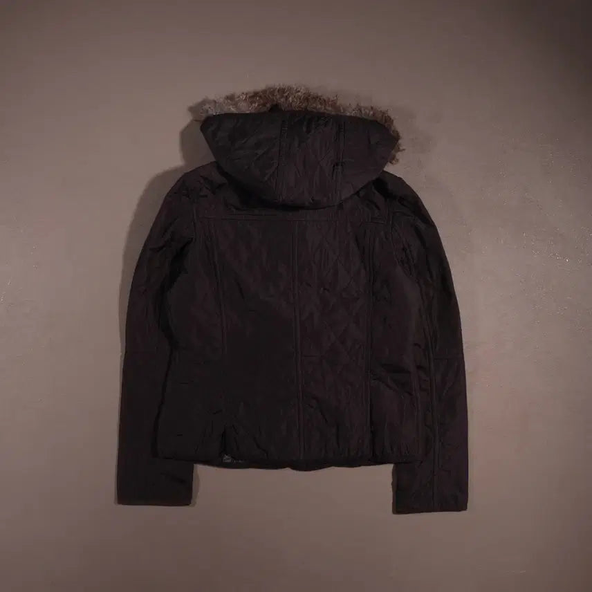 [BUNJANG] COMME CA ISM Fur Hooded Quilted Jacket / COMME CA ISM 퍼 후드 누빔자켓 C92