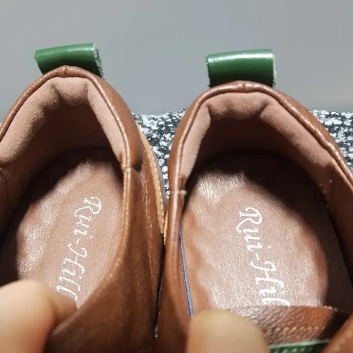[BUNJANG] Leather Flat Shoes / 1회착용) 230 소가죽 단화  +어그서비스