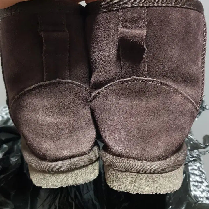 [BUNJANG] Leather Flat Shoes / 1회착용) 230 소가죽 단화  +어그서비스