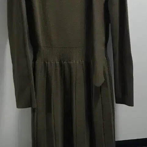 [BUNJANG] New Knit Ribbon Long Dress / 새옷)~77 니트리본 롱원피스