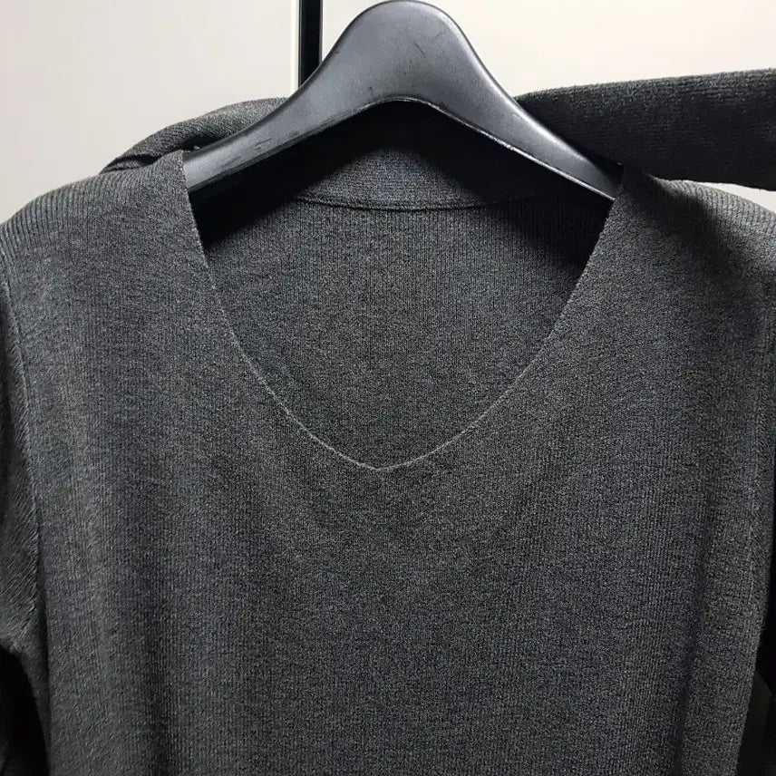 [BUNJANG] New Knit Ribbon Long Dress / 새옷)~77 니트리본 롱원피스