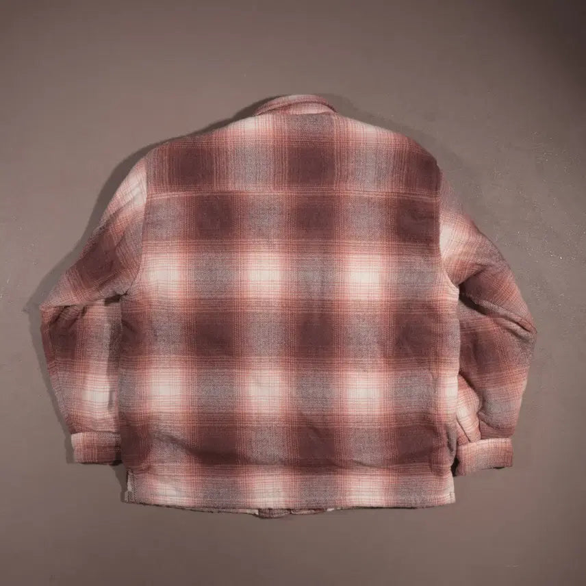 [BUNJANG] Vintage Flannel Boa Fleece Jacket C100 / 빈티지 플란넬 보아플리스 자켓 C100
