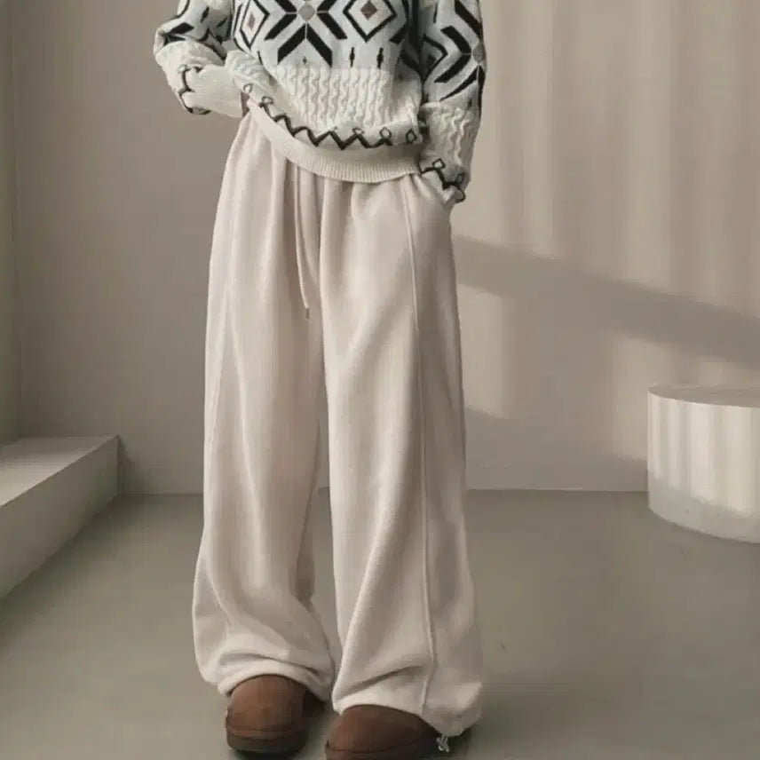 [BUNJANG] Ably Fleece Pants / 에이블리 기모바지