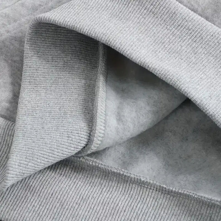 [BUNJANG] Basic Gray Hoodie / 새상품 약기모 후드티 그레이