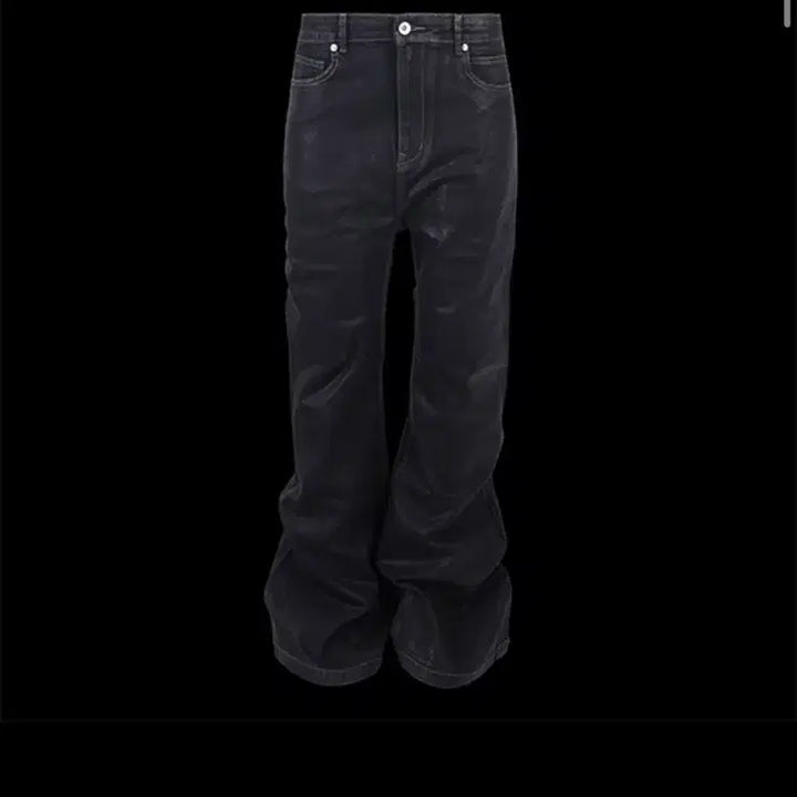 [BUNJANG] Awende Flare Denim Wax Jeans (Size 1) / 어웬드 플레어 데님 왁스 진 1사이즈