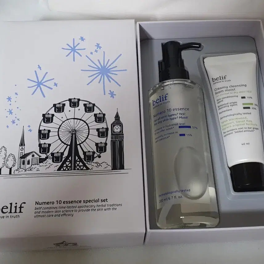 [BUNJANG] Belif Numero 10 Essence Set (200ml) / 빌리프 뉴메로10 에센스 200ml 세트/새상품