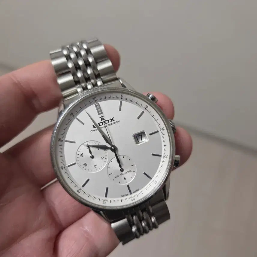 [BUNJANG] Edox Les Vauberts Automatic Chronograph / 판매)에독스 레보베르트 오토매틱 크로노