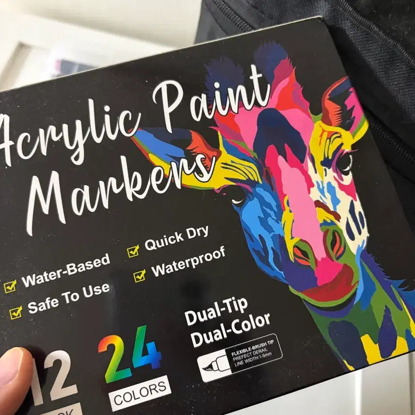 [BUNJANG] Acrylic Paint Marker Set / 아크릴 페인트 마커 80색 + 12색 세트