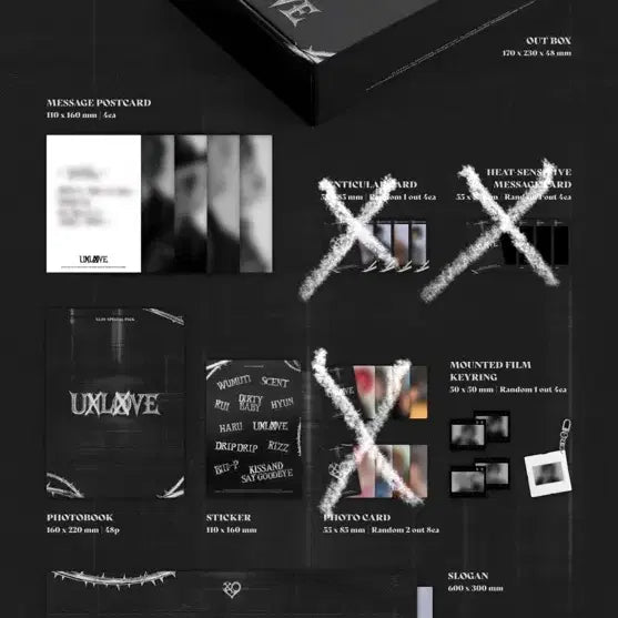 [BUNJANG] XLOV UNLOVE Special Pack / 엑스러브 xlov 언러브 UNLOVE 스페셜팩