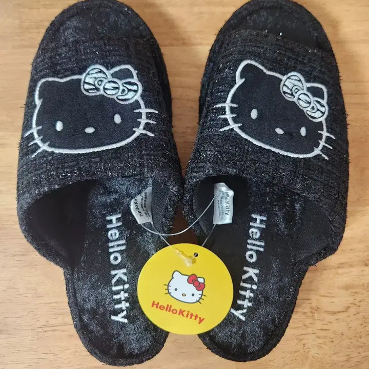 [BUNJANG] Black Kitty Room Slippers / 블랙키티 룸슬리퍼