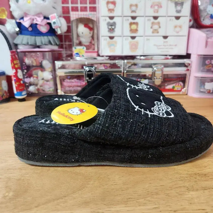 [BUNJANG] Black Kitty Room Slippers / 블랙키티 룸슬리퍼