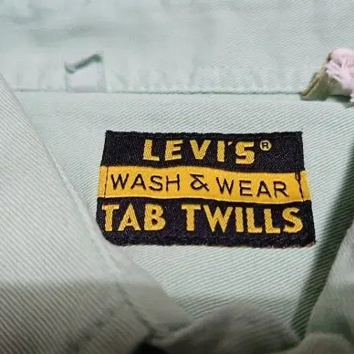 [BUNJANG] Levi's LVC 1950's Tab Twill Shirt / 리바이스 LVC 1950's 탭 트윌 셔츠 그린 S