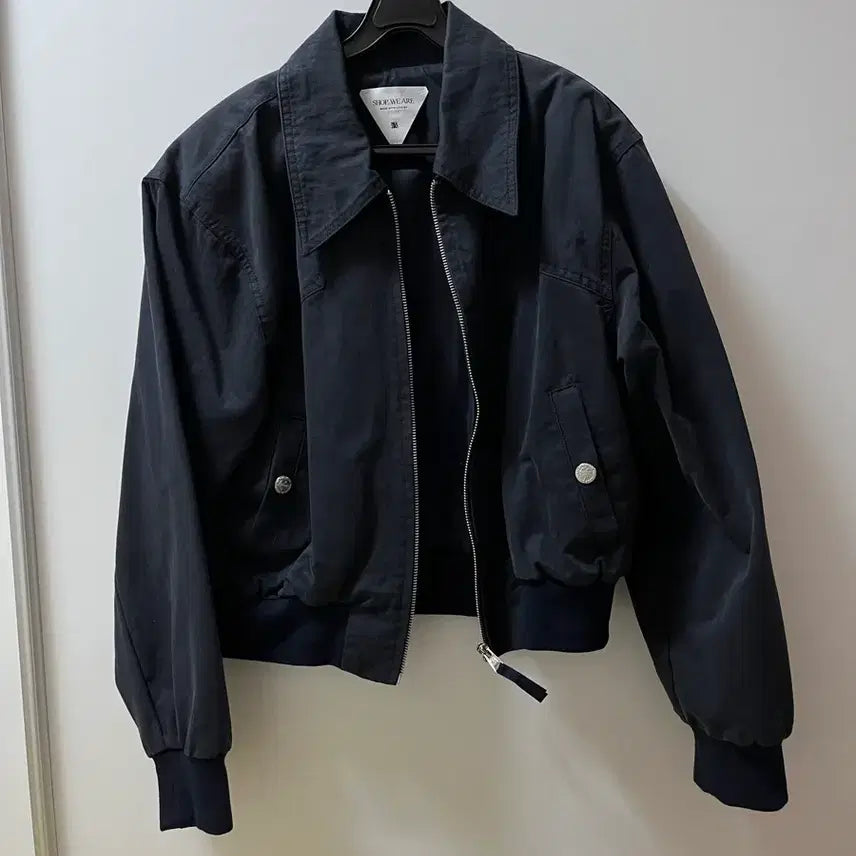 [BUNJANG] We Ate Blue Blouson Navy / 위아 보그 블루종 네이비