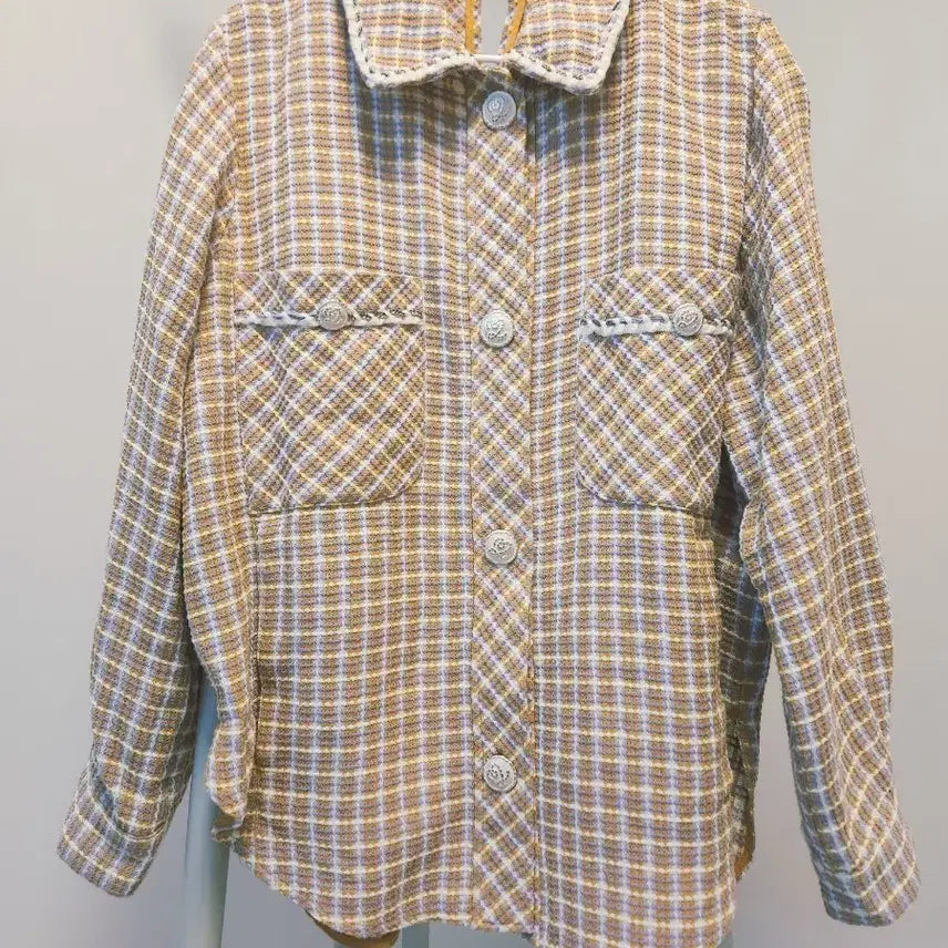 [BUNJANG] Ozscecon Tweed Shirt / 오즈세컨)트위드 셔츠