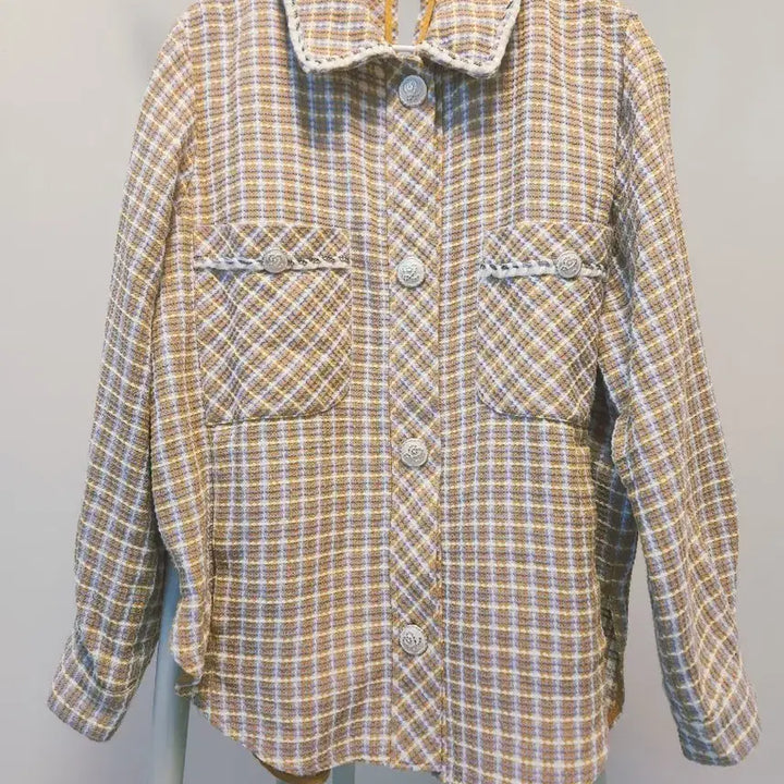 [BUNJANG] Ozscecon Tweed Shirt / 오즈세컨)트위드 셔츠