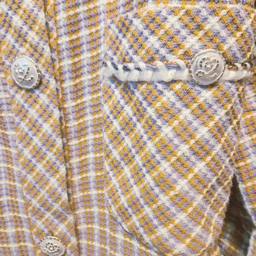 [BUNJANG] Ozscecon Tweed Shirt / 오즈세컨)트위드 셔츠