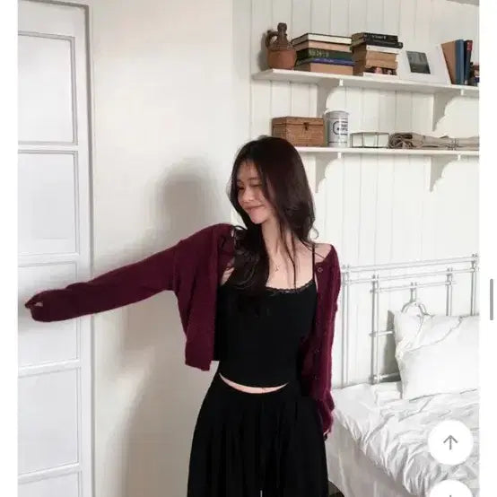 [BUNJANG] Round Neck Slim Fit Knit Cardigan / 포어 라운드 입술넥 솔잎퍼 여리핏 니트 가디건 판매