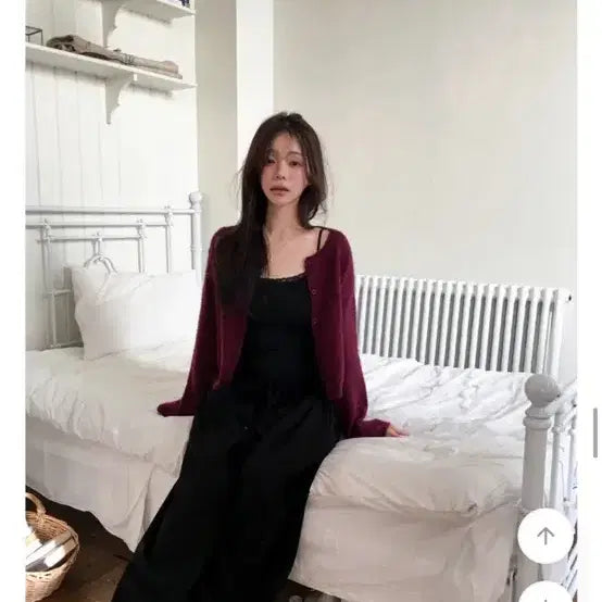 [BUNJANG] Round Neck Slim Fit Knit Cardigan / 포어 라운드 입술넥 솔잎퍼 여리핏 니트 가디건 판매