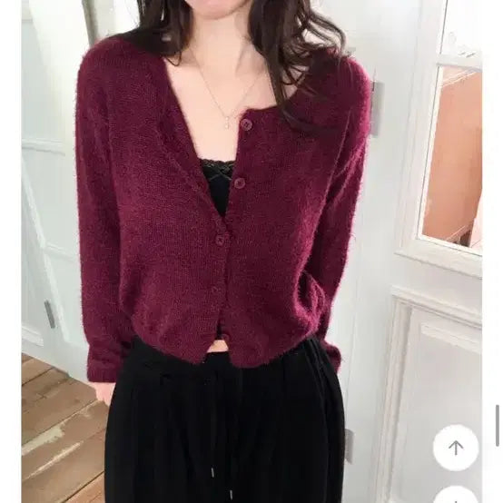 [BUNJANG] Round Neck Slim Fit Knit Cardigan / 포어 라운드 입술넥 솔잎퍼 여리핏 니트 가디건 판매