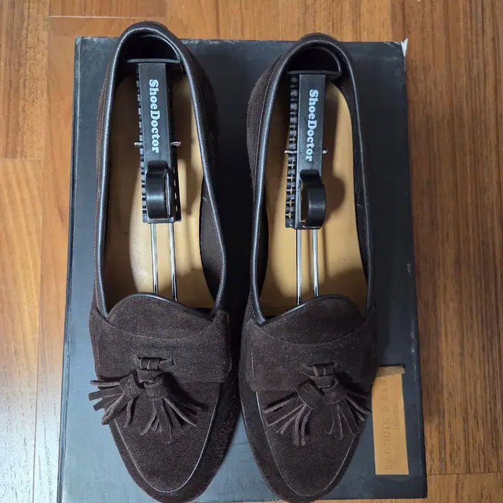 [BUNJANG] Baudoin &amp; Lange Suede Tassel Loafers Brown / Baudoin &amp; Lange 스웨이드 태슬 로퍼 브라운