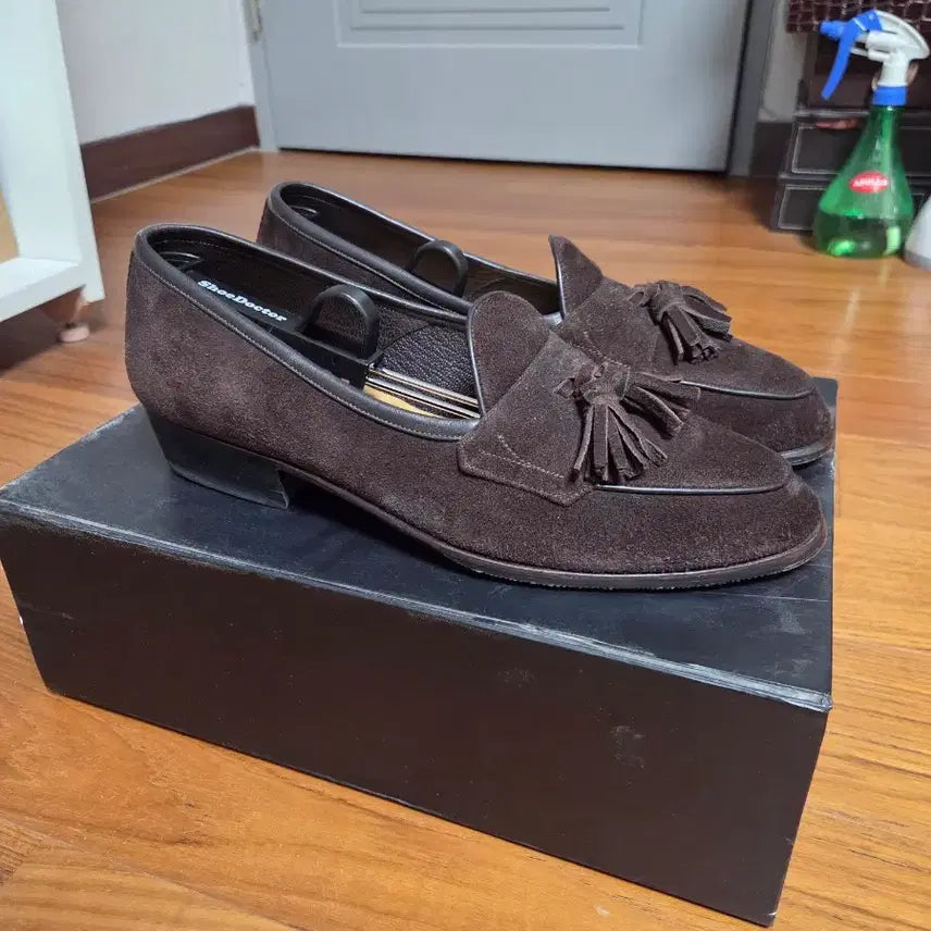 [BUNJANG] Baudoin &amp; Lange Suede Tassel Loafers Brown / Baudoin &amp; Lange 스웨이드 태슬 로퍼 브라운