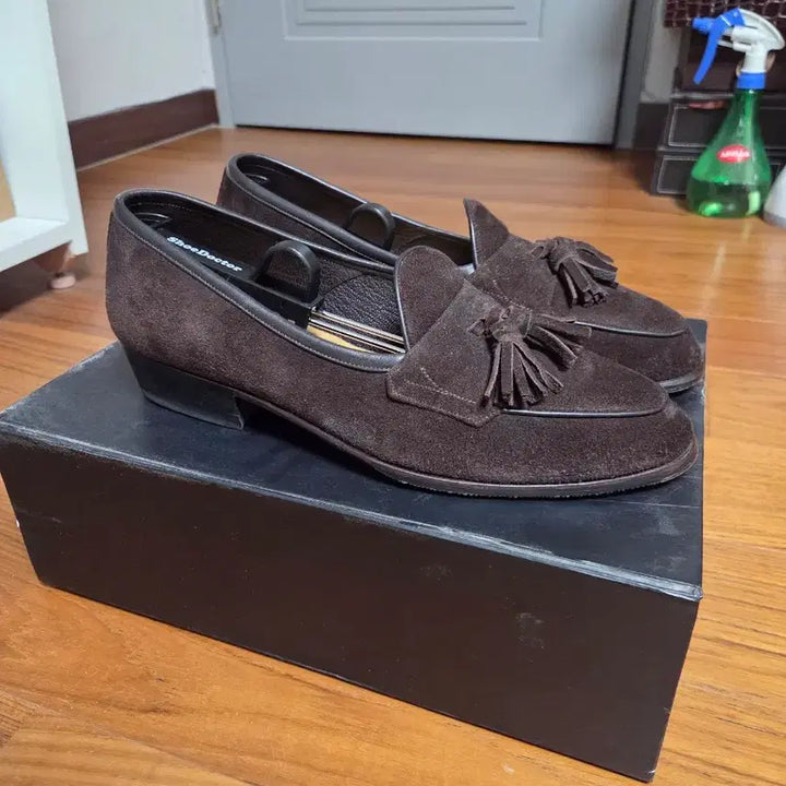 [BUNJANG] Baudoin &amp; Lange Suede Tassel Loafers Brown / Baudoin &amp; Lange 스웨이드 태슬 로퍼 브라운