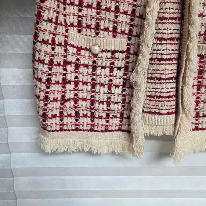 [BUNJANG] Tassel Tweed Jacket / 여성테슬  트위드 자켓