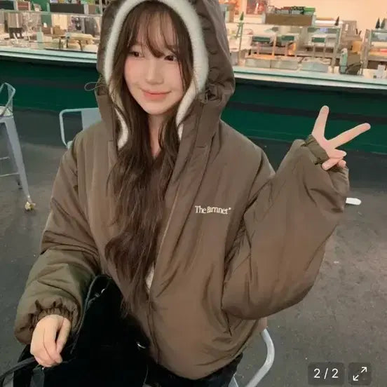 [BUNJANG] The Barnet Cropped Puffer Jacket / 더바넷 Clo Cropped Puffer Jacket