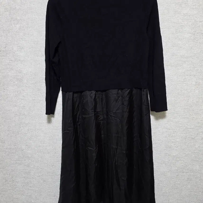 [BUNJANG] Black Knit Long Dress / 블랙 니트 롱 원피스