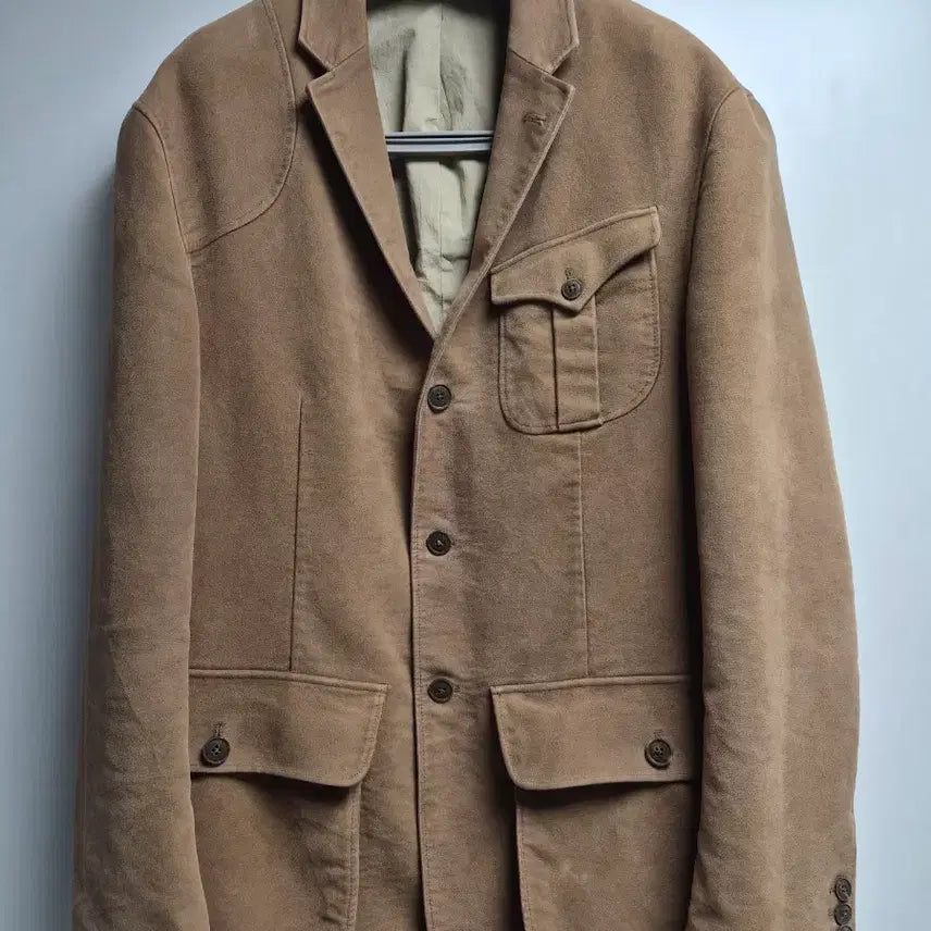 [BUNJANG] Polo Moleskin Safari Jacket / 폴로 몰스킨 사파리 자켓 L(100~105)