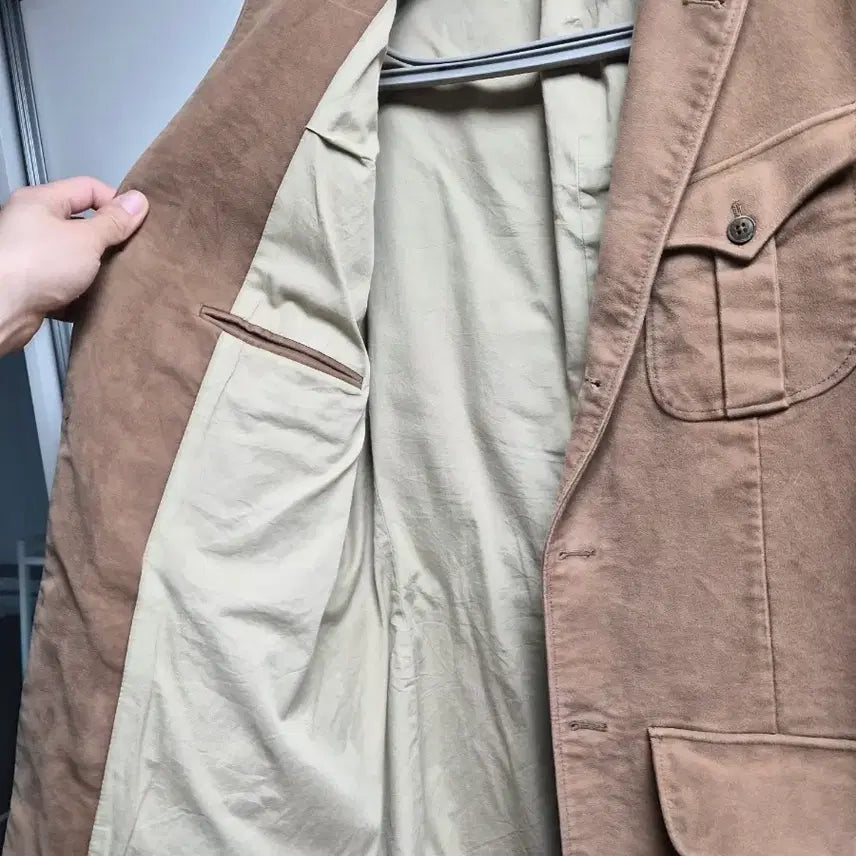 [BUNJANG] Polo Moleskin Safari Jacket / 폴로 몰스킨 사파리 자켓 L(100~105)